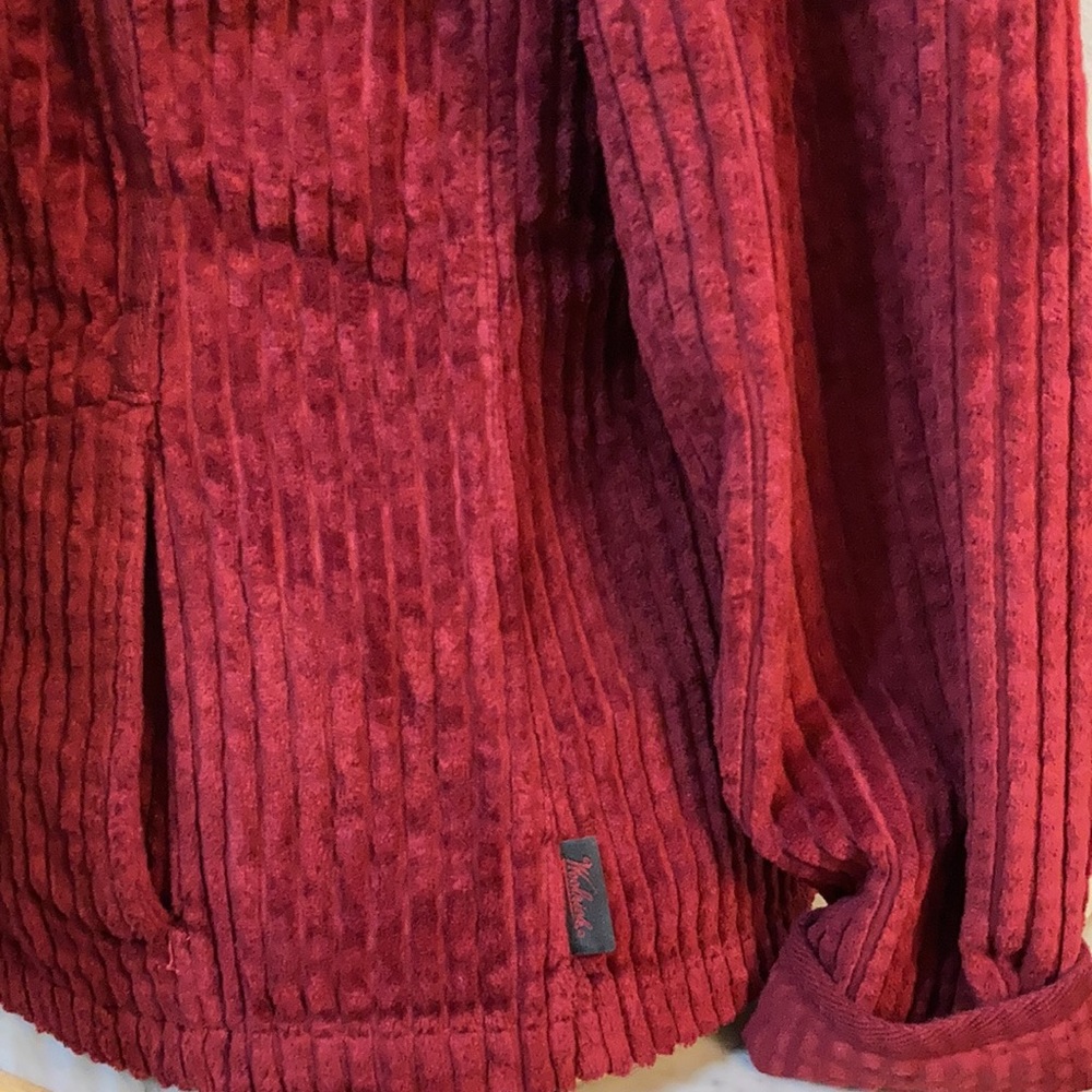 Woolrich Quality Deep Ruby Kinsdale Jacket Zip M! Gem
